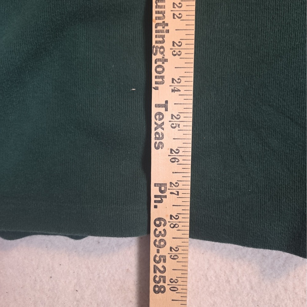 Polo Ralph Lauren Estate Rib 1/4 Quarter Zip Pullover Sweater Mens XL Green - Picture 10 of 11